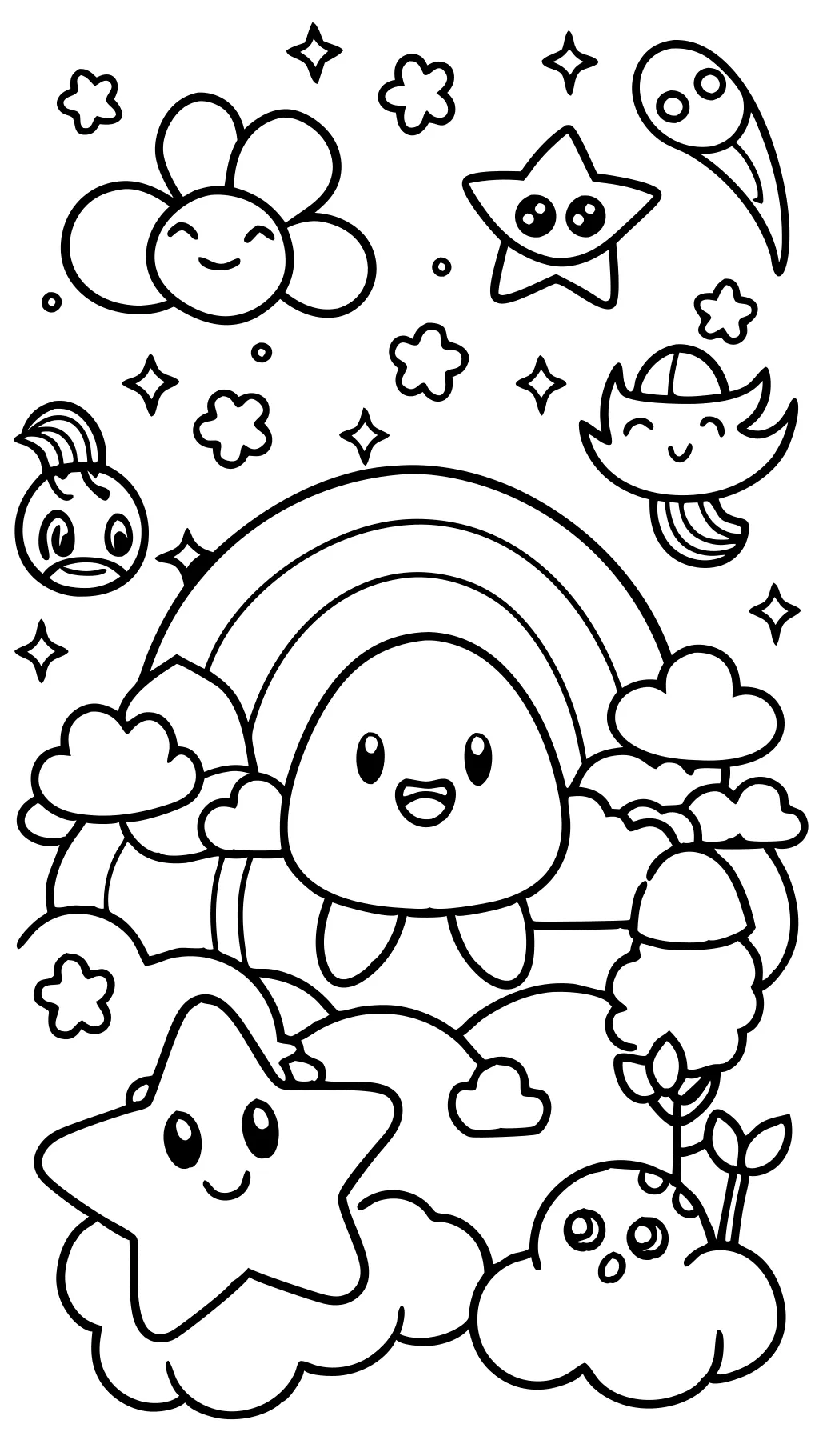 coloring pages kirby